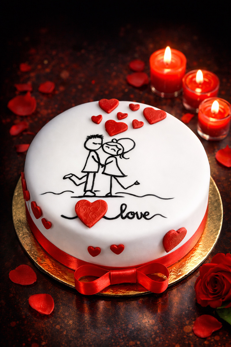 Valentinovo torta